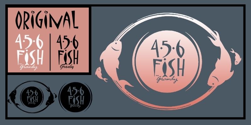 456 Fish Logo Sheet